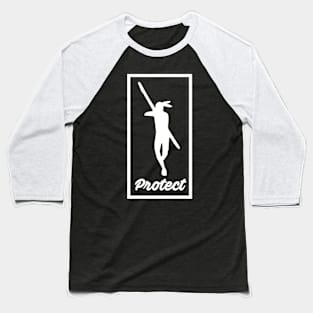 Protect (white) Baseball T-Shirt